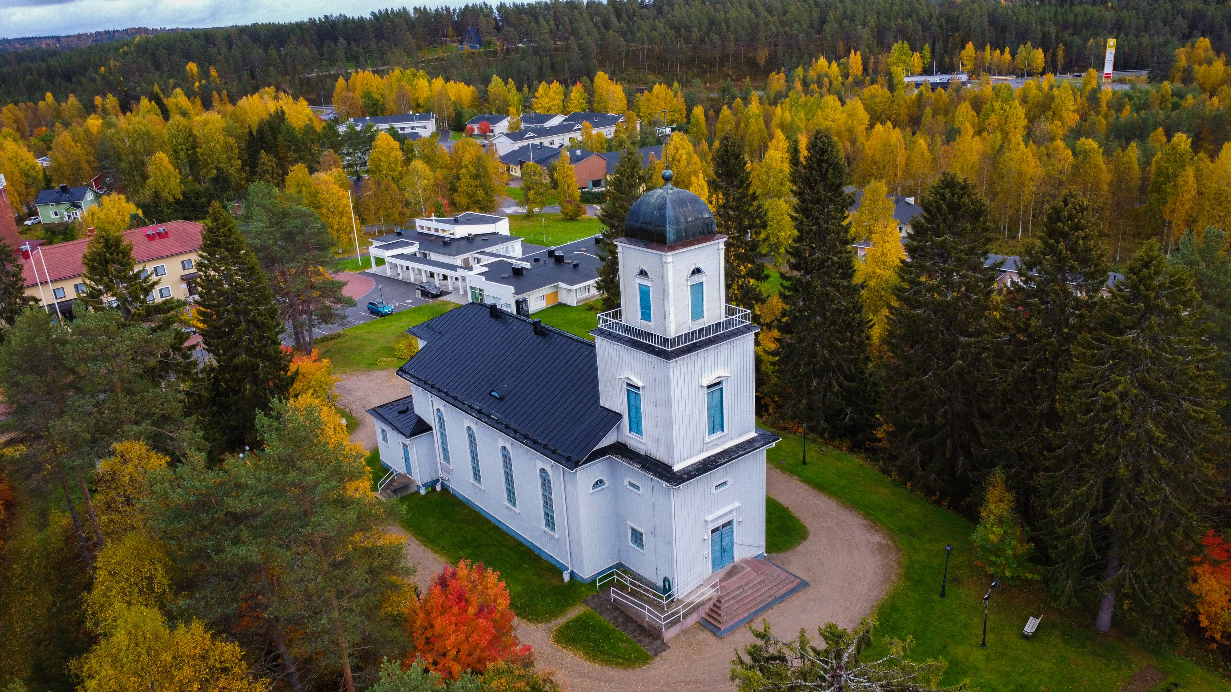 Taivalkosken kirkko Kuva Taivalkosken kirkosta